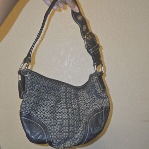 Coach Black and Gray Women's Bag